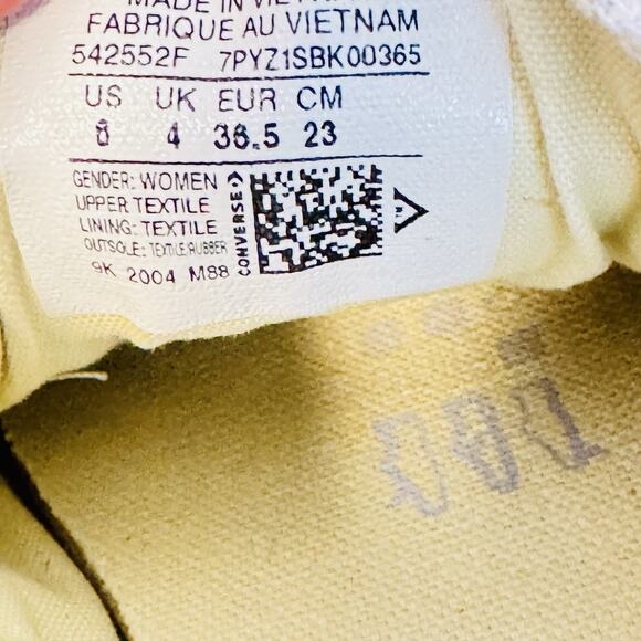 Converse All Star Shoreline Sneaker Womens 6 Gray Slip On Casual Chucks Shoes - Picture 11 of 12